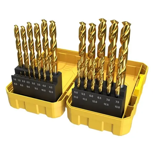 [SM25TP] 25 Piece | Alpha Gold Series Metric Tuffbox Pro Drill Set
