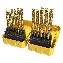 25 PIECE ALPHA GOLD DRILL SET