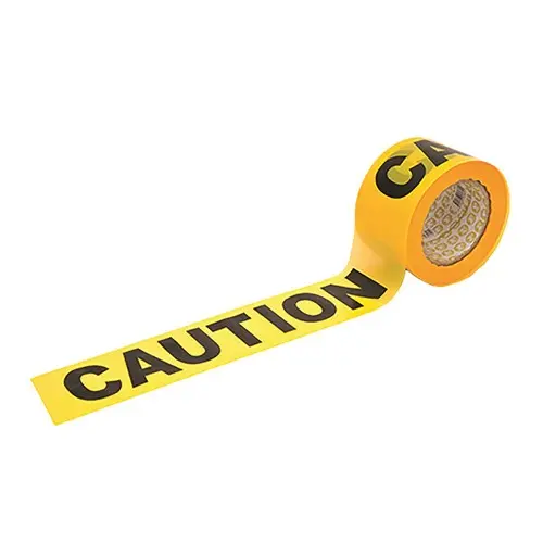 CAUTION TAPE / BARRIER TAPE / 100MTR / YELLOW BLACK