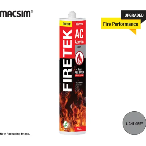 [53FTAC300] FIRETEK AC ACRYLIC GREY 300ML