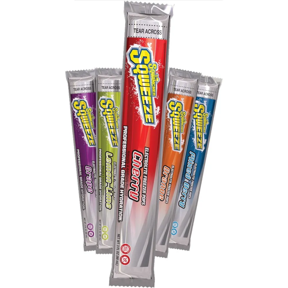 Sqwincher 10-Pack Hydration Sqweeze Ice Pops - Mixed Flavour