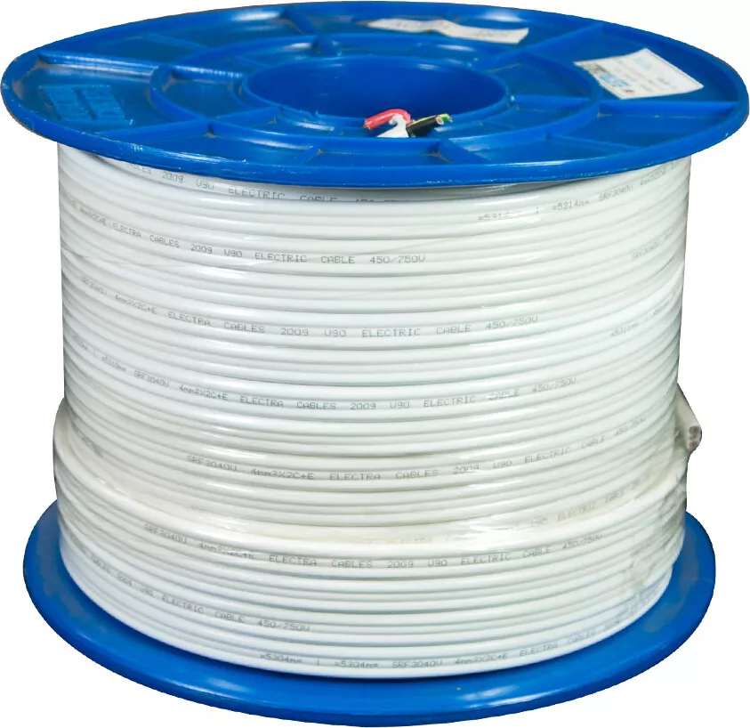 [6MM2CETPSX100] TWIN AND EARTH TPS CABLE 100MTR ROLL (6mm)