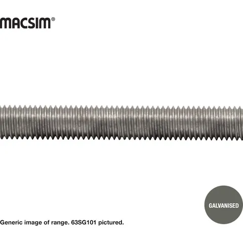 [63SG0812] GALVANISED THREADED ROD 1.2MTR (8mm)