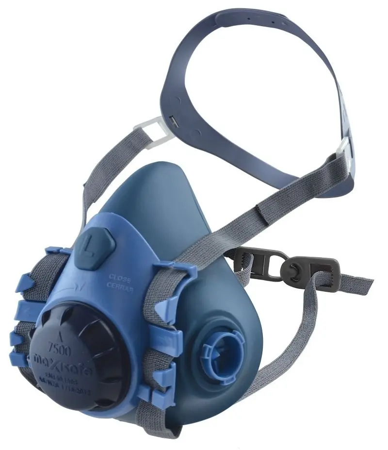 [R7500-M] MaxiGuard Half-face Respirator Mask - Silicone (MEDIUM)