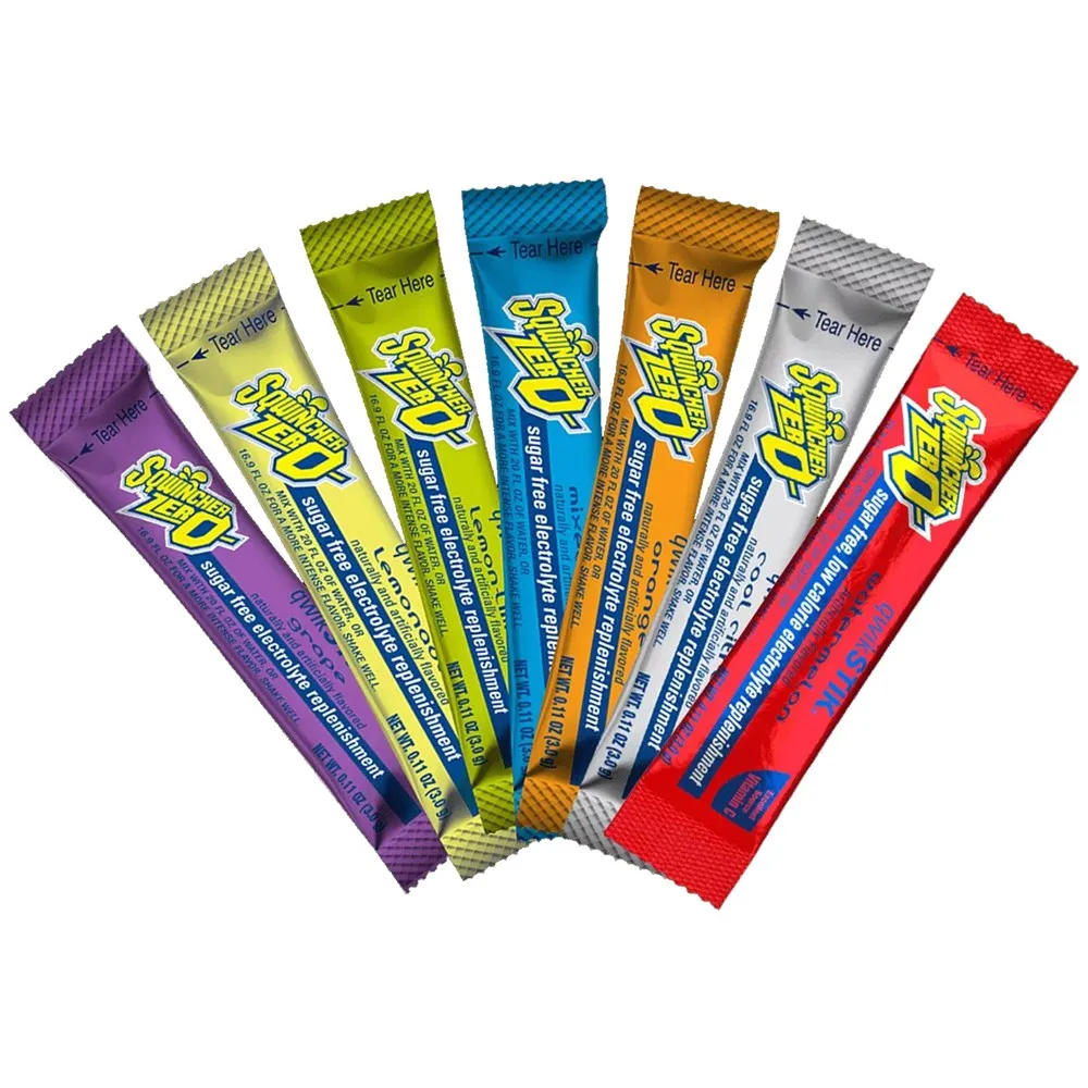 [SQ0107-LL] Sqwincher Sugar Free Qwik Stiks - Pack of 50 (Lemon&Lime)