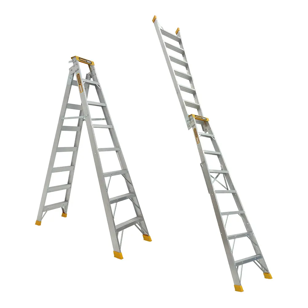 [DM006-HD] Heavy Duty Aluminium Dual Purpose Ladders (1.8-3.2mtr)