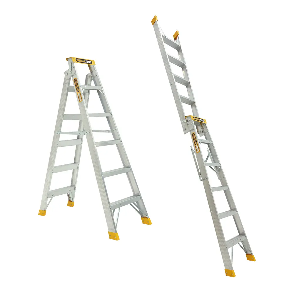 Heavy Duty Aluminium Dual Purpose Ladders
