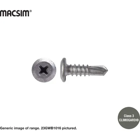 [23GWD1016] 10G WAFER HEAD SCREW SDS C3 GALV (16mm)