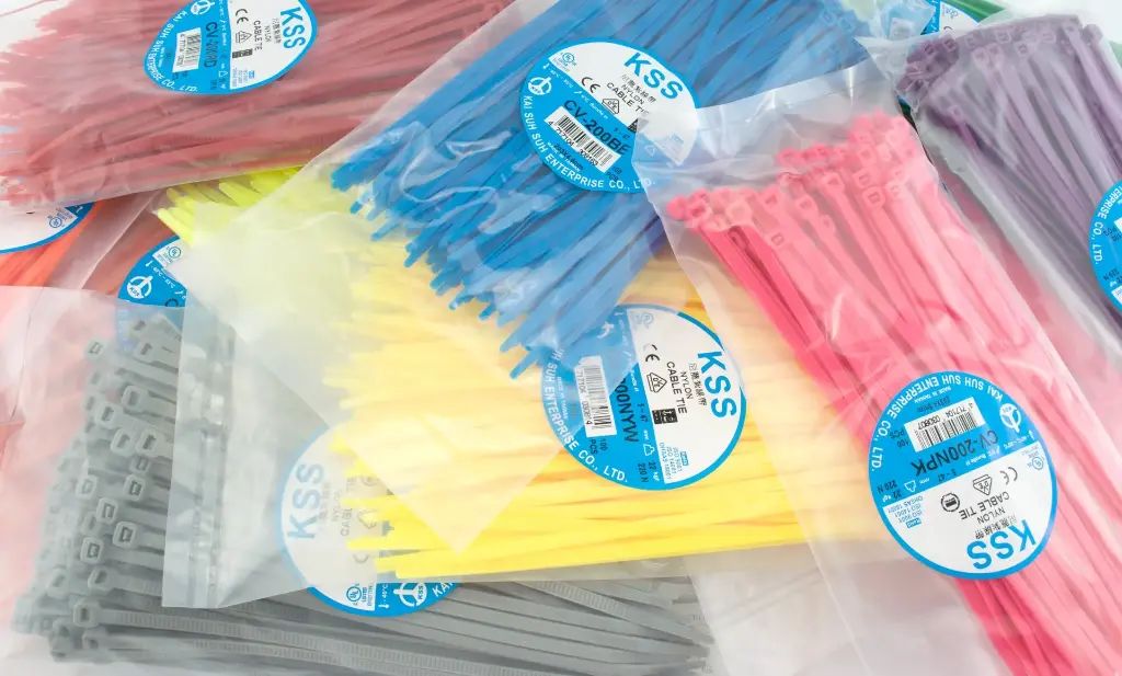 BLUE NYLON CABLE TIES 300MM X 4.8MM