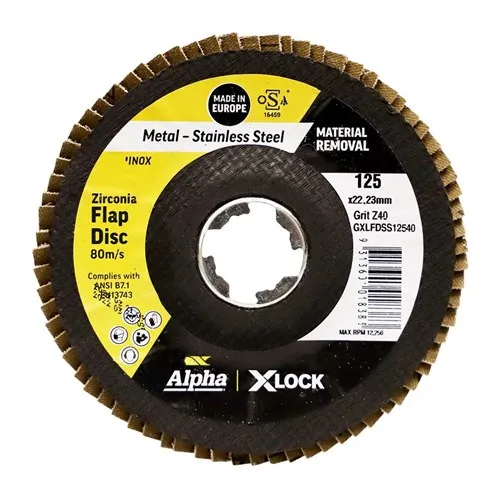 ALPHA FLAP DISCS X-LOCK