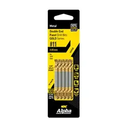 [C9D30TP] Double Ended Panel Drill Bit - Gold Series 10 pce Trade Pack (30G(3.26mm))