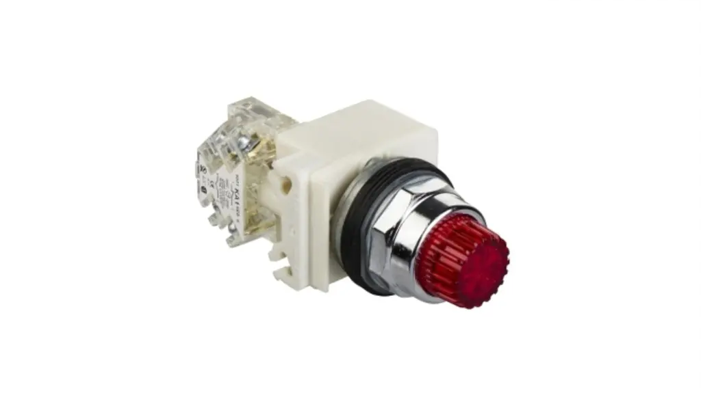 Schneider Electric Harmony 9001K Series Illuminated Push Button, Panel Mount, 30mm Cutout, SPDT, IP66