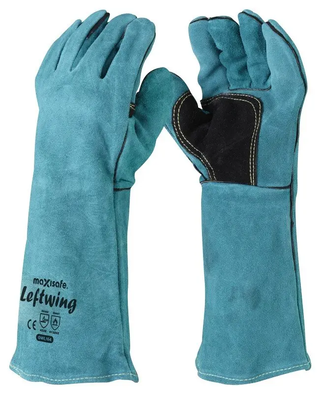 [GWL164] Green 'Leftwing' Welders Gauntlet