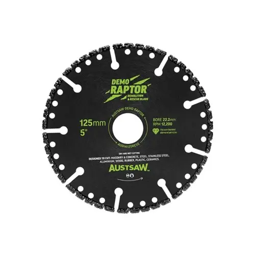 [AUDIA125RESQ] Demo Raptor Multi-Purpose Demolition Diamond Blade (125mm)