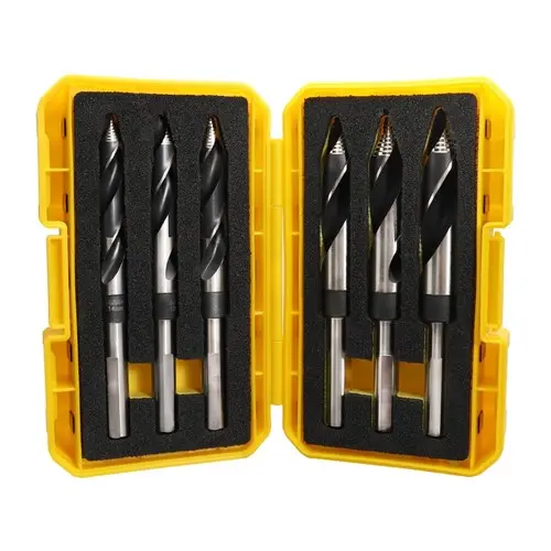 6 Piece | Onsite Plus Reduced Shank Tuffbox Pro Drill Set | Bonus 120ml Lubricant