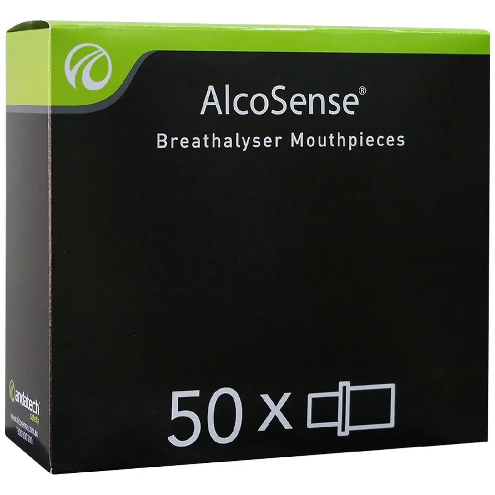 AlcoSense Breathalyser Mouthpieces 50 Pack