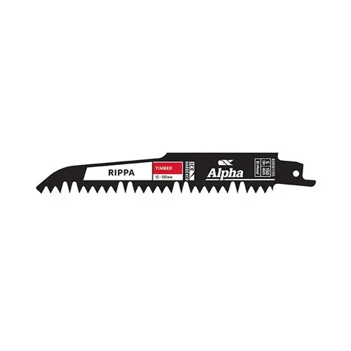 [RDRW1505-2] RECIP BLADES - RIPPA - TIMBER 5TPI 2 PACK (150mm)