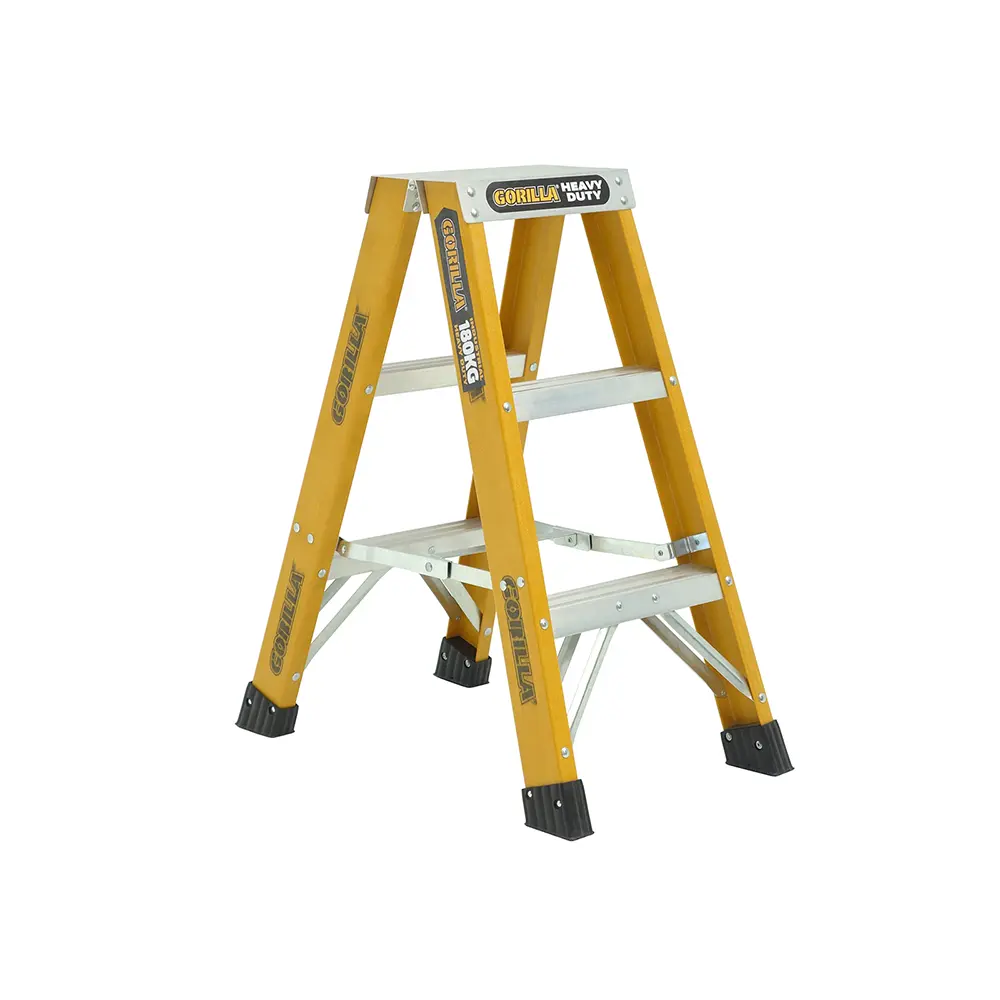 Double Sided A-Frame Ladder Fibre Glass 180KG Heavy Duty