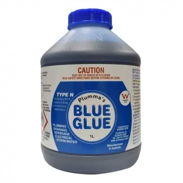 PVC SOLVENT CEMENT TYPE N 1LTR BLUE / PVC GLUE