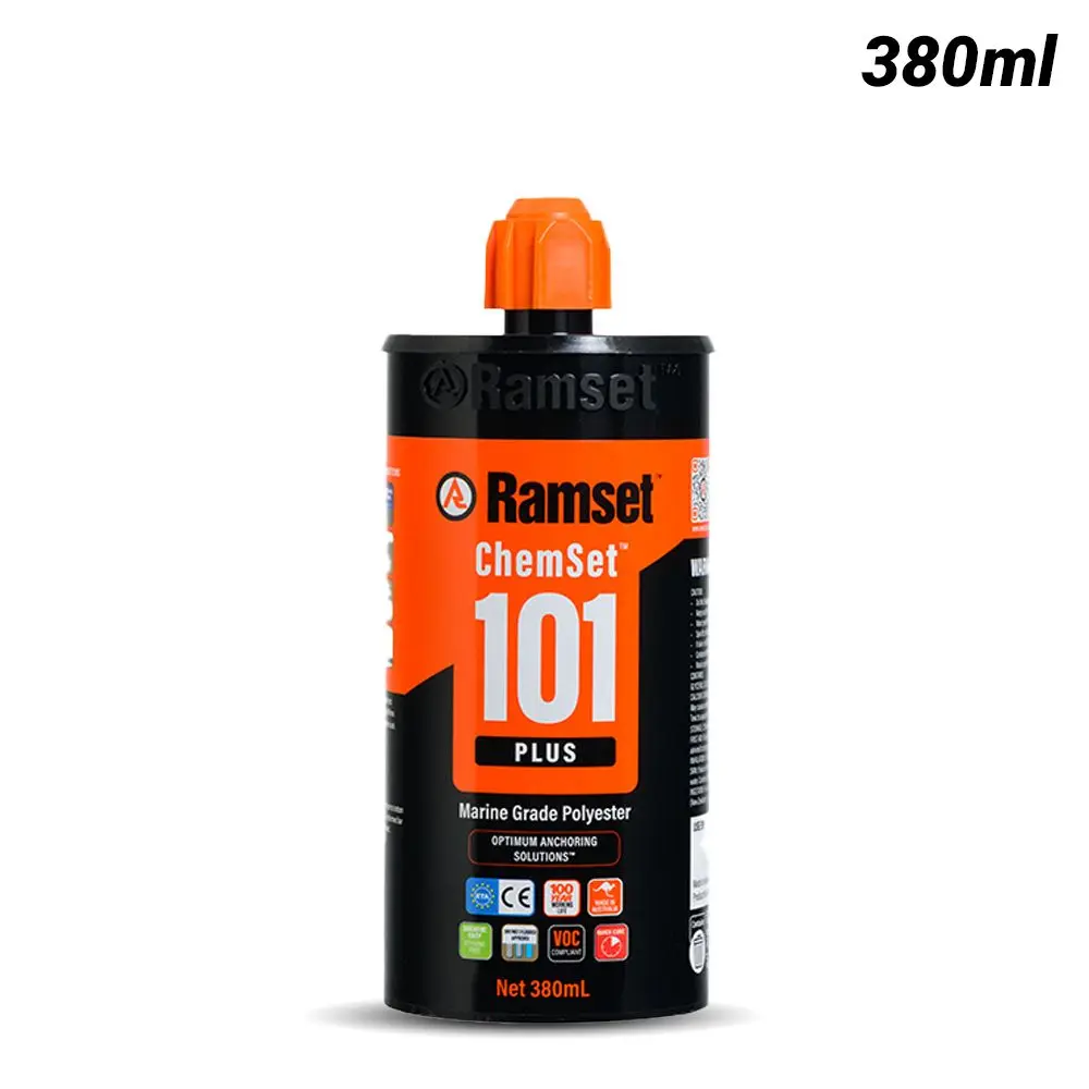 RAMSET CHEMSET 101 CARTRIDGE 380ML + 2 X NOZZLES ( C101C)
