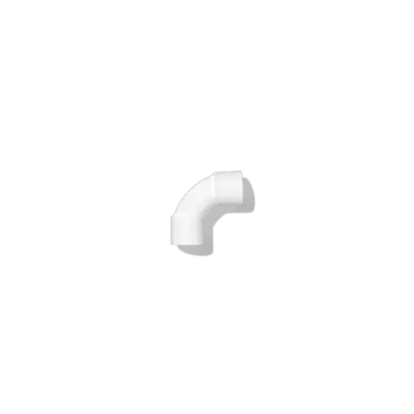 [SE20WH] SOLID ELBOWS WHITE (20mm)