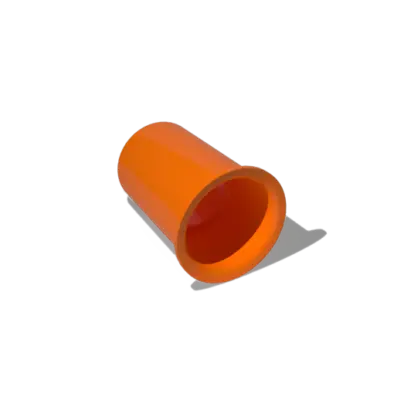 [BM50COR] PVC CONDUIT BELLMOUTH COUPLINGS (50mm, Orange)