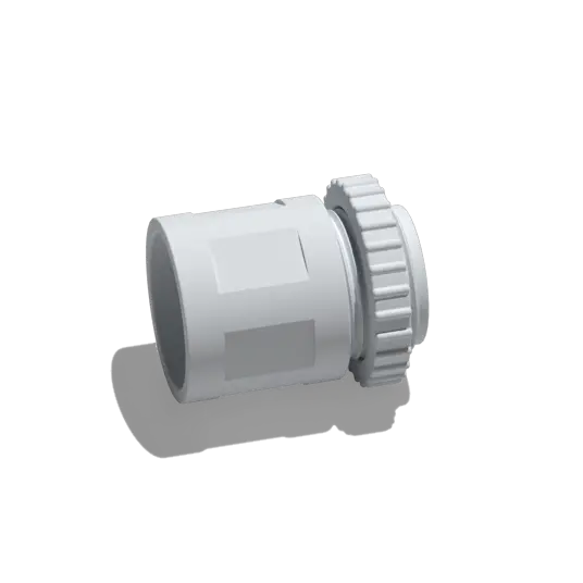 [MA16GR] PLAIN TO SCREWED PVC ADAPTORS INC. LOCKRING (16mm)