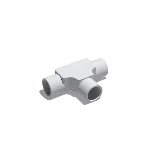 [IT20GR] PVC INSPECTION TEES  (20mm, Grey)