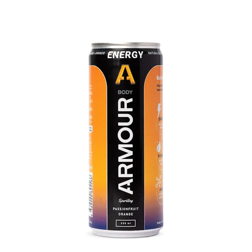 ENERGY+ ZERO SUGAR CANS - PASSIONFRUIT + ORANGE 330ML