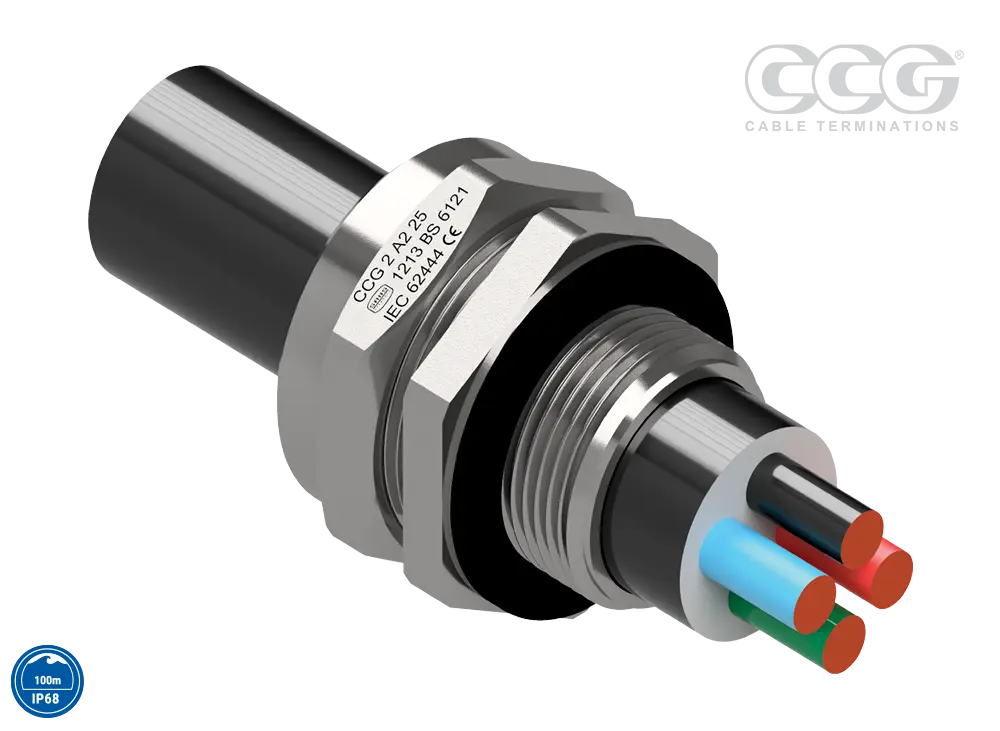 CCG A2 Compression Cable Gland Nickel Plated Brass