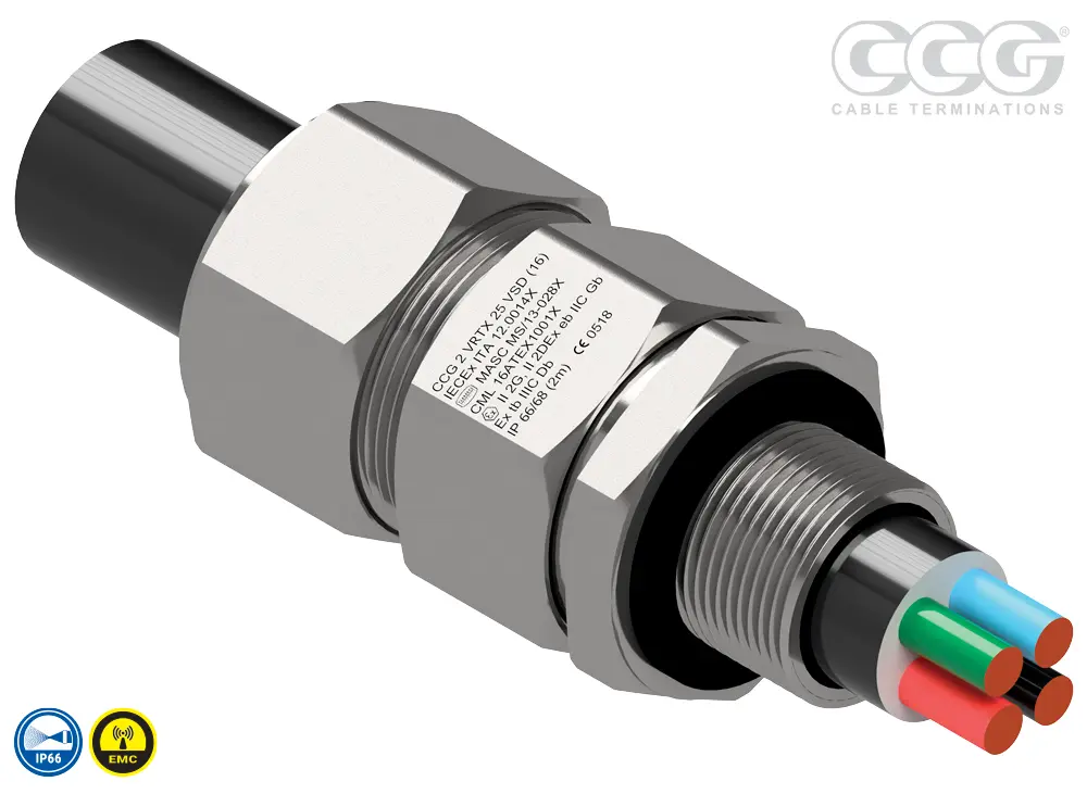 CCG VariTex VSD Compression Gland Nickel Plated Brass