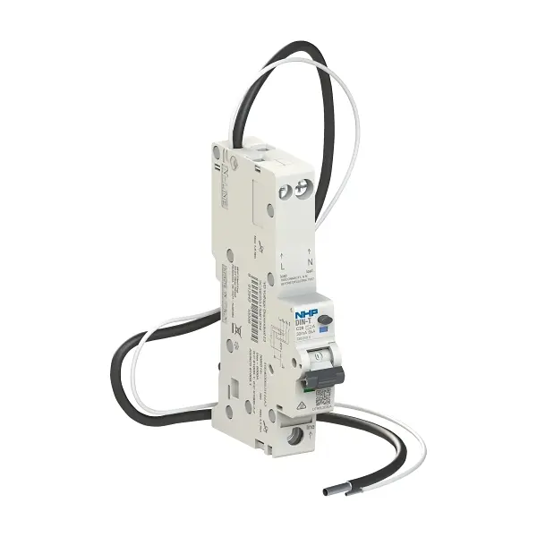 NHP DIN-T RCBO 10kA 1P+N 30mA TYPE A LONGBODY
