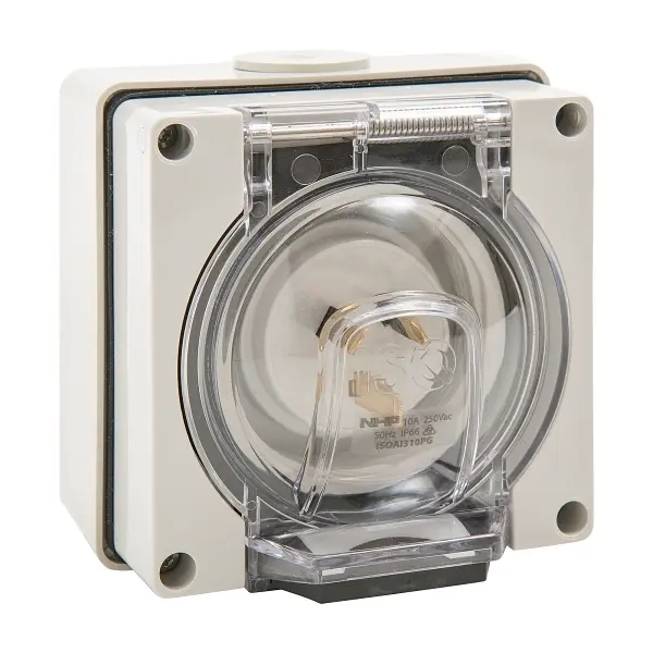 [ISOAI310PG] NHP ISO APPLIANCE INLET (3, 10, Grey, Yes)