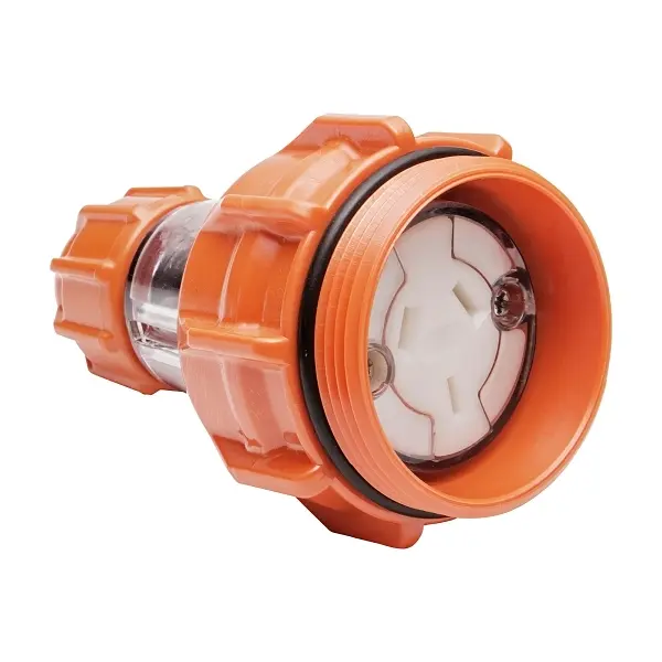[ISOEX310P] NHP ISO EXTENSION SOCKET FLAT PIN (10A, Orange)
