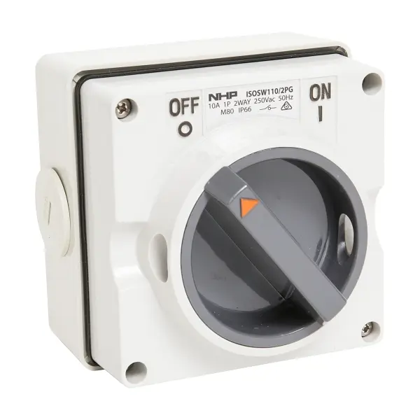 [ISOSW1102PG] NHP ISO SURFACE SWITCH (1P, 10A, Standard)