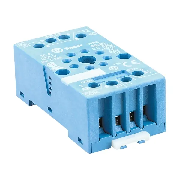 [9020] BASE FOR 6012 RELAY/9901 LED MODULES W/METAL CLIP