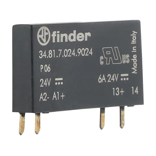 [3481902424VDC] SSR PCB RELAY 6A 1NO 24VDC COIL/OUTPUT