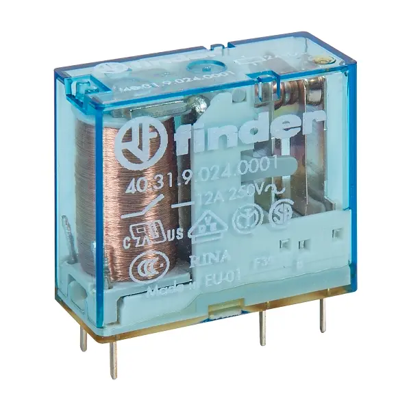 [4031000124VDC] MINIATURE PCB RELAY 10A 1CO 24V DC COIL
