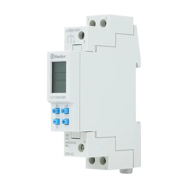 TIME SWITCH 1C/O 30MEM 230V AC CONTROL 17.5mm FRAME
