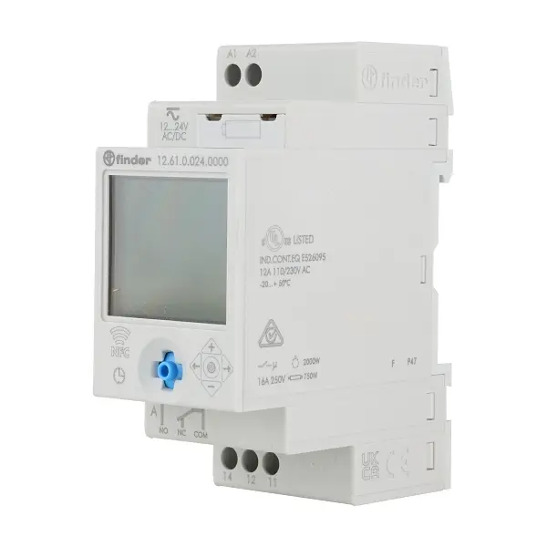 TIME SWITCH 1C/O 50MEM 24V AC/DC NFC 12.61.0.024.0000