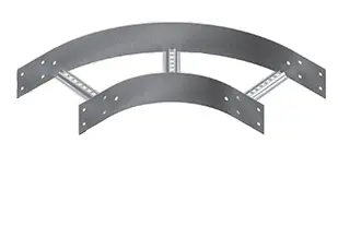 [N3B1504H] EZYSTRUT - 450mm RADIUS NEMA 3 CABLE LADDER BEND - HDG (150mm)