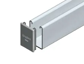 E5580P - CHANNEL END CAP - PL