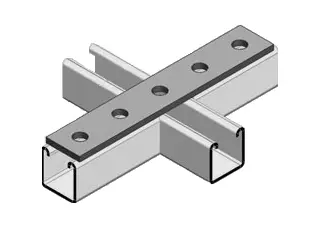 E1941 - FLAT PLATE FITTING - HDG