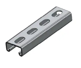 EZYSTRUT - 6M SLOTTED CHANNEL - MILL