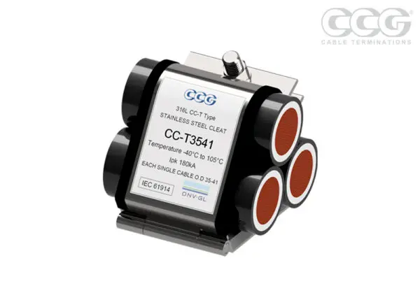 CCG - TREFOIL CABLE CLEATS