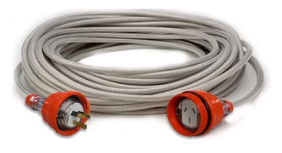 BRAIDED EXTENSION LEADS / BRAIDED LEADS HEAVY DUTY IP56