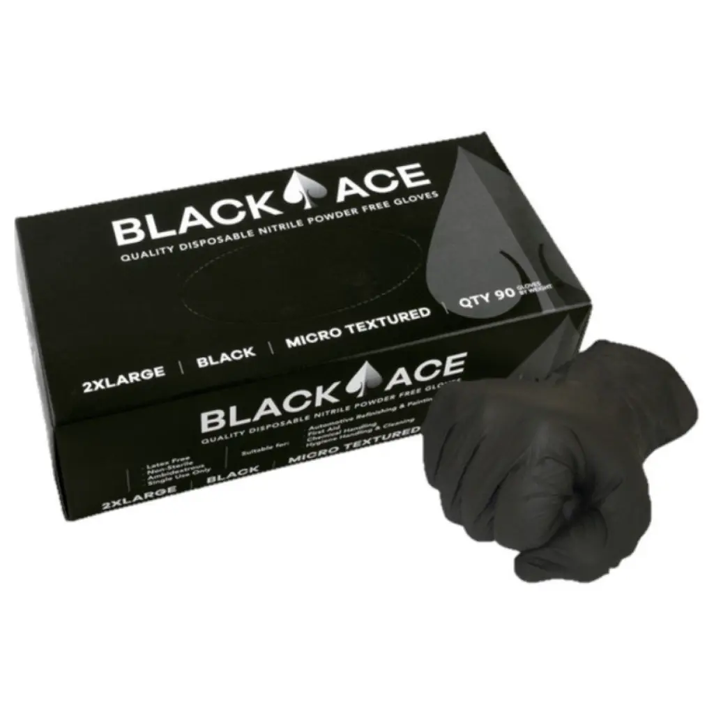 POWDER FREE DISPOSABLE NITRILE GLOVES