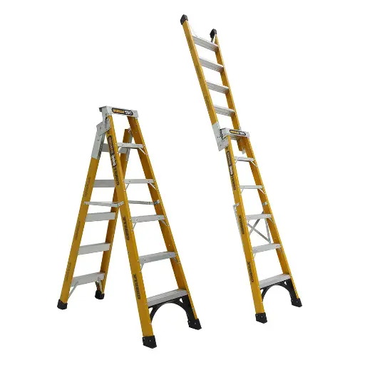 [FDM006-HD] Dual purpose ladder Fibreglass 180kg