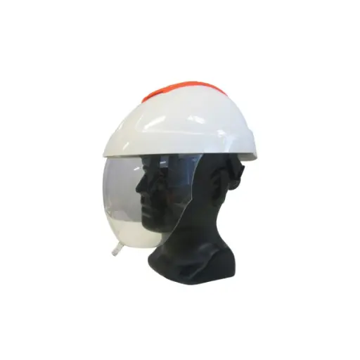 [HEM569] E-MAN 4000 Helmet with Clear Visor & Chinstrap