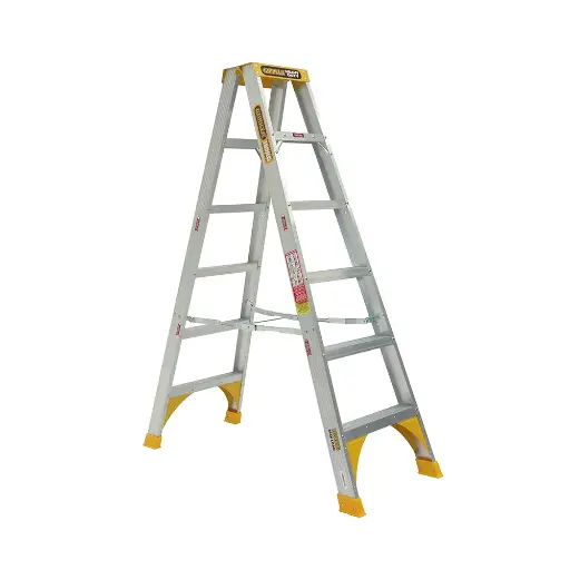 [SM006-HD] Gorilla 1.8m 180kg Heavy Duty Double Sided Aluminium Ladder